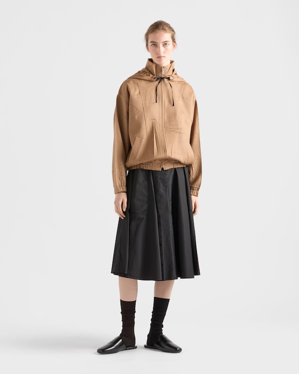 Re-Nylon circle skirt - Black Re-Nylon circle skirt - Black