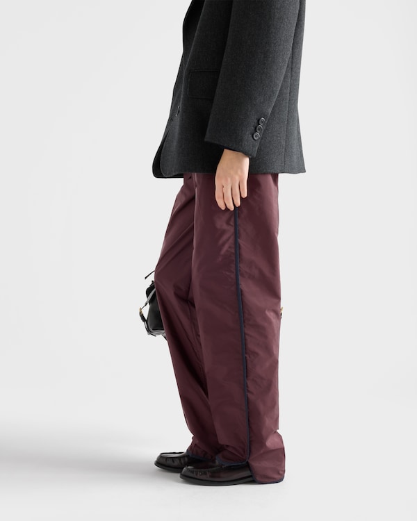Re-Nylon pants - Garnet Red/Royal Blue Re-Nylon pants - Garnet Red/Royal Blue