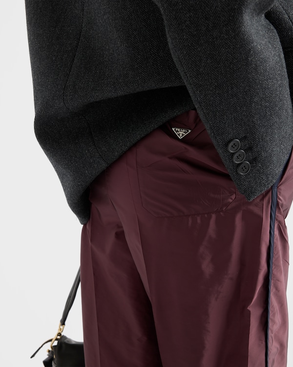 Re-Nylon pants - Garnet Red/Royal Blue Re-Nylon pants - Garnet Red/Royal Blue