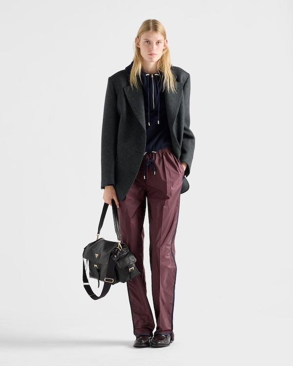 Re-Nylon pants - Garnet Red/Royal Blue Re-Nylon pants - Garnet Red/Royal Blue