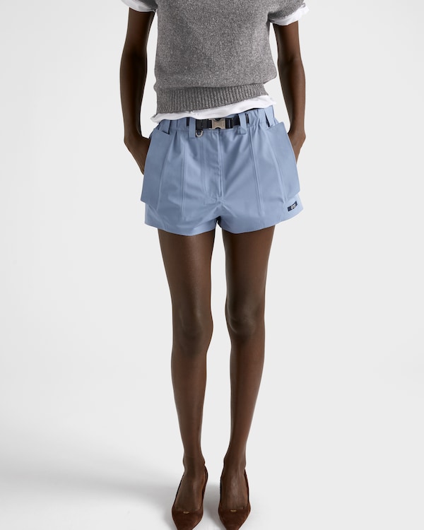 Technical fabric shorts - Astral Blue Technical fabric shorts - Astral Blue