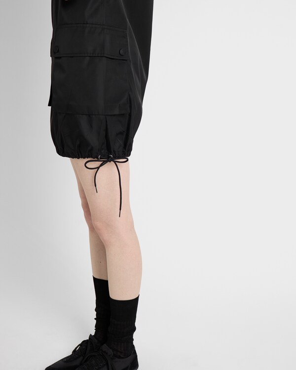 Sleeveless Re-Nylon dress - Black Sleeveless Re-Nylon dress - Black