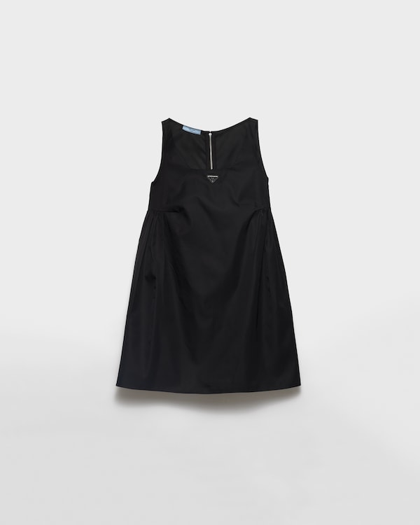 Re-Nylon mini-dress - Black Re-Nylon mini-dress - Black