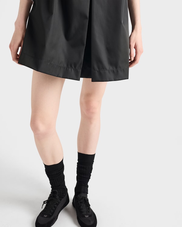 Re-Nylon mini-dress - Black Re-Nylon mini-dress - Black