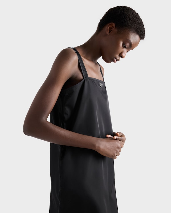 Re-Nylon mini-dress - Black Re-Nylon mini-dress - Black