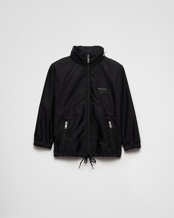 Light Re-Nylon rain jacket - Black Light Re-Nylon rain jacket - Black