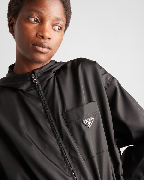 Re-Nylon raincoat - Black Re-Nylon raincoat - Black