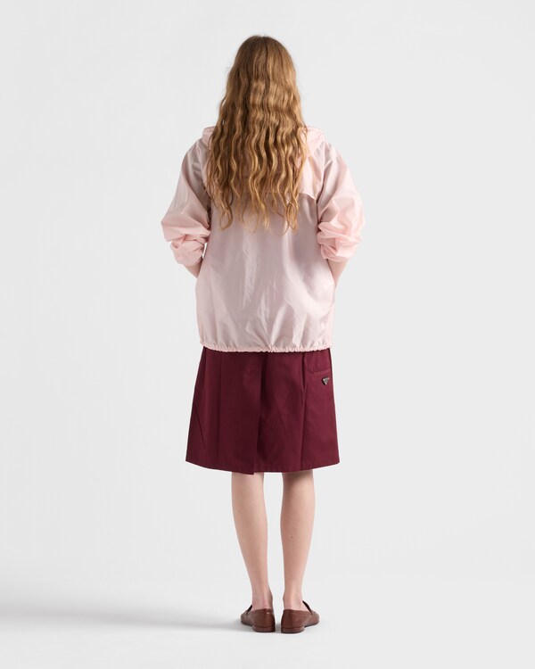 Lightweight Re-Nylon hooded raincoat - Alabaster Pink Lightweight Re-Nylon hooded raincoat - Alabaster Pink