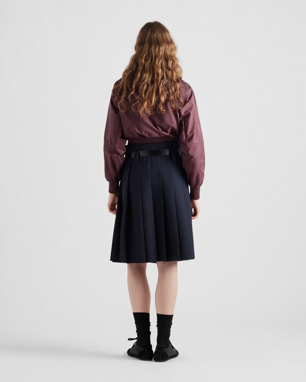 Lightweight Re-Nylon blouson jacket - Garnet Lightweight Re-Nylon blouson jacket - Garnet