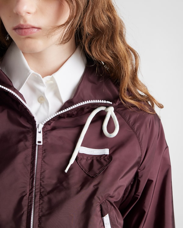 Lightweight Re-Nylon blouson jacket - Garnet Lightweight Re-Nylon blouson jacket - Garnet