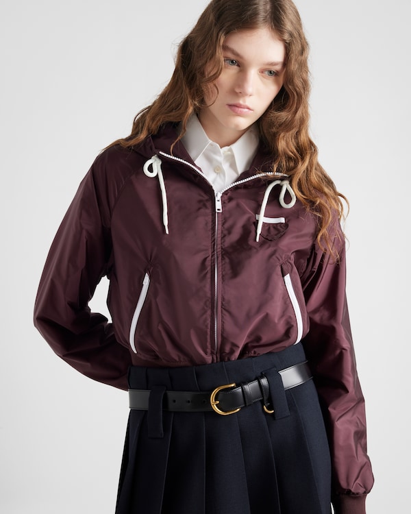 Lightweight Re-Nylon blouson jacket - Garnet Lightweight Re-Nylon blouson jacket - Garnet