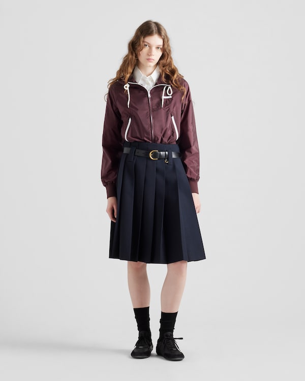 Lightweight Re-Nylon blouson jacket - Garnet Lightweight Re-Nylon blouson jacket - Garnet