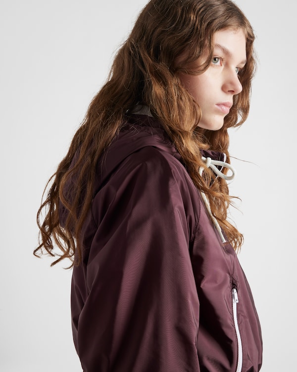 Lightweight Re-Nylon blouson jacket - Garnet Lightweight Re-Nylon blouson jacket - Garnet