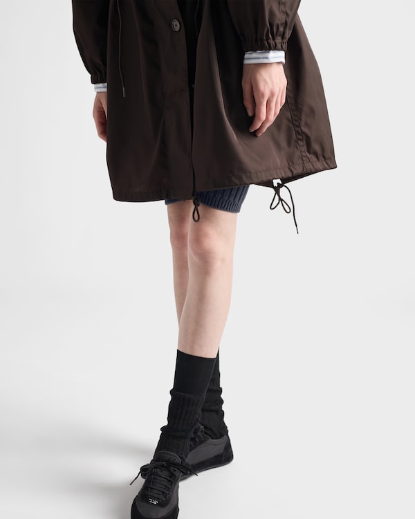 Re-Nylon raincoat - Dark Brown Re-Nylon raincoat - Dark Brown
