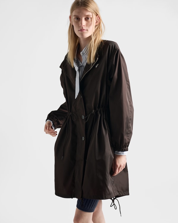 Re-Nylon raincoat - Dark Brown Re-Nylon raincoat - Dark Brown