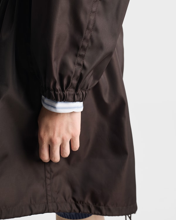 Re-Nylon raincoat - Dark Brown Re-Nylon raincoat - Dark Brown