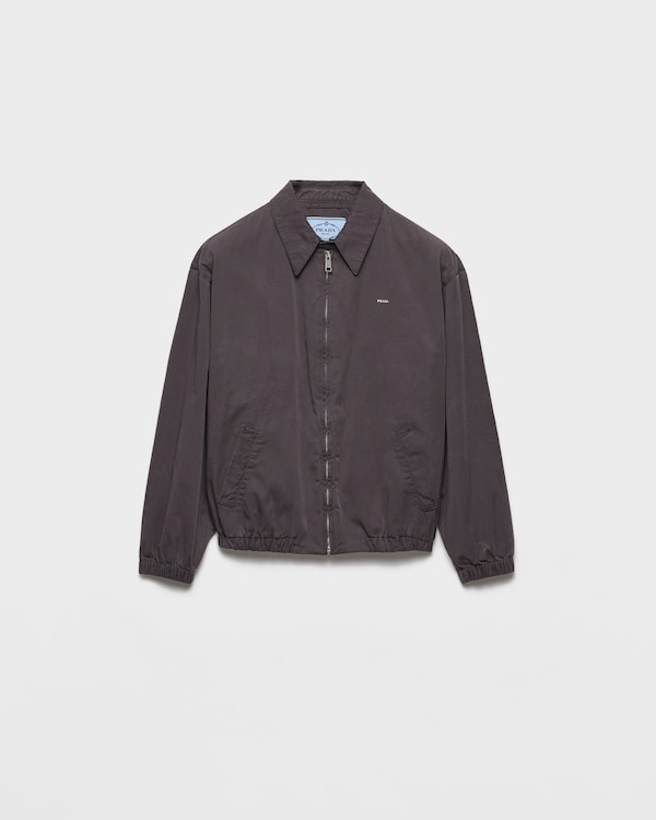Old gabardine blouson jacket - Smoky Gray Old gabardine blouson jacket - Smoky Gray