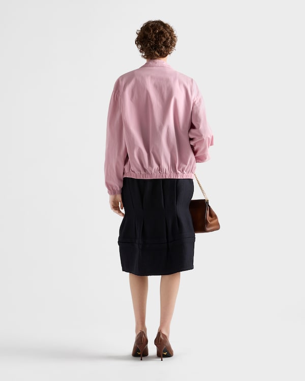 Old gabardine blouson jacket - Alabaster Pink Old gabardine blouson jacket - Alabaster Pink