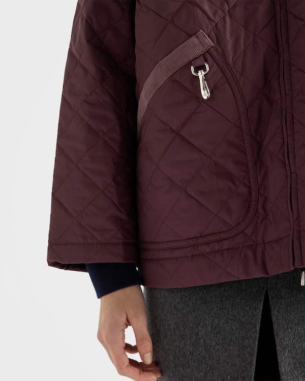 Re-Nylon blouson jacket - Garnet Re-Nylon blouson jacket - Garnet