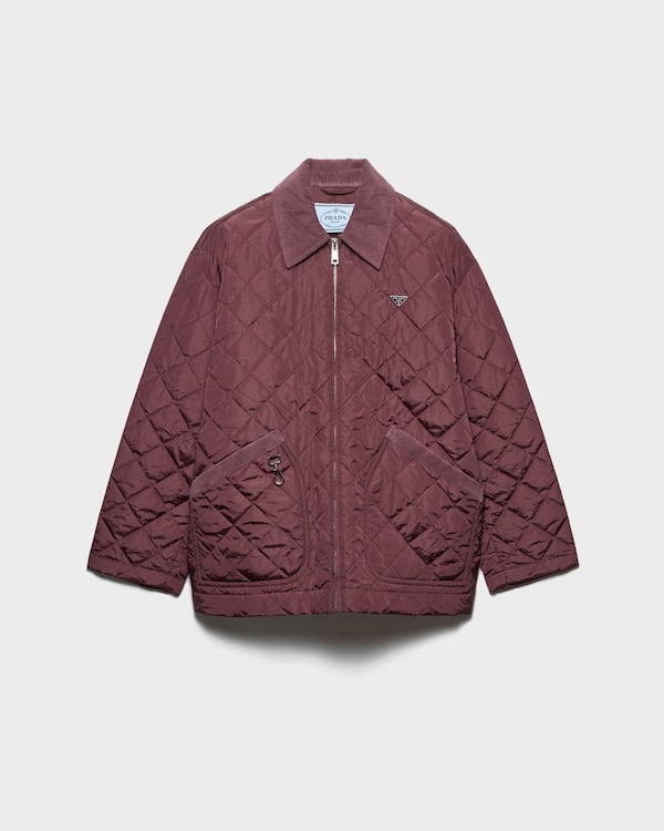 Re-Nylon blouson jacket - Garnet Re-Nylon blouson jacket - Garnet