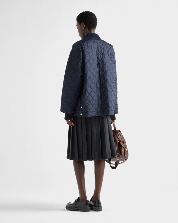 Re-Nylon blouson jacket - Royal Blue Re-Nylon blouson jacket - Royal Blue