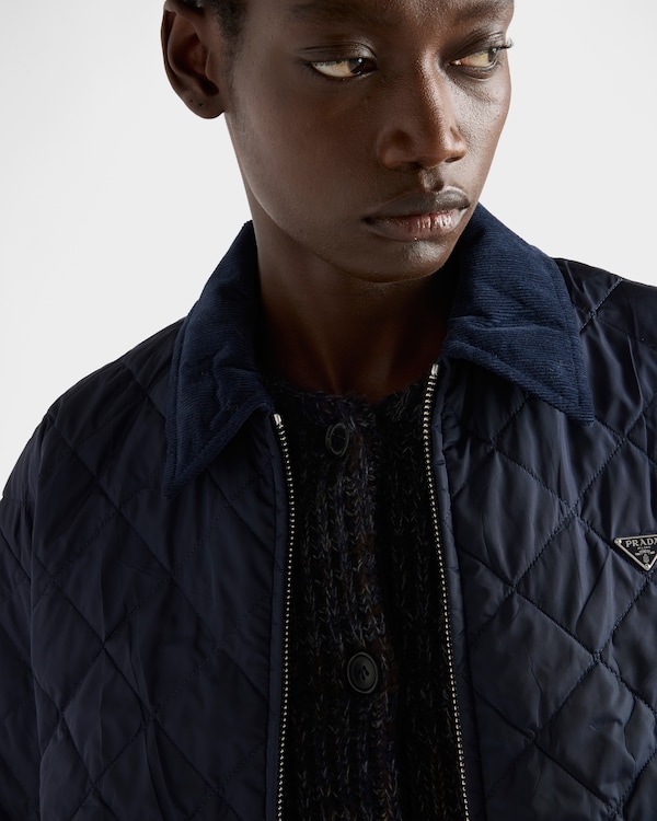 Re-Nylon blouson jacket - Royal Blue Re-Nylon blouson jacket - Royal Blue