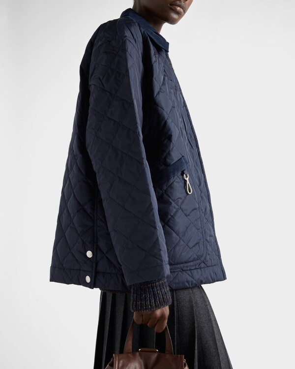 Re-Nylon blouson jacket - Royal Blue Re-Nylon blouson jacket - Royal Blue