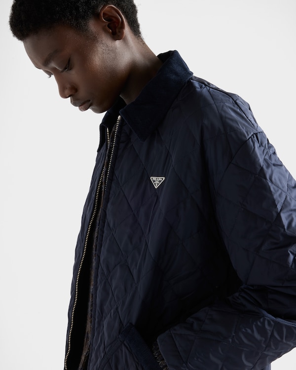 Re-Nylon blouson jacket - Royal Blue Re-Nylon blouson jacket - Royal Blue
