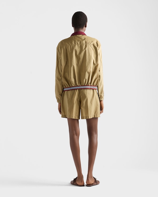 Lightweight Re-Nylon blouson jacket - Sesame Lightweight Re-Nylon blouson jacket - Sesame