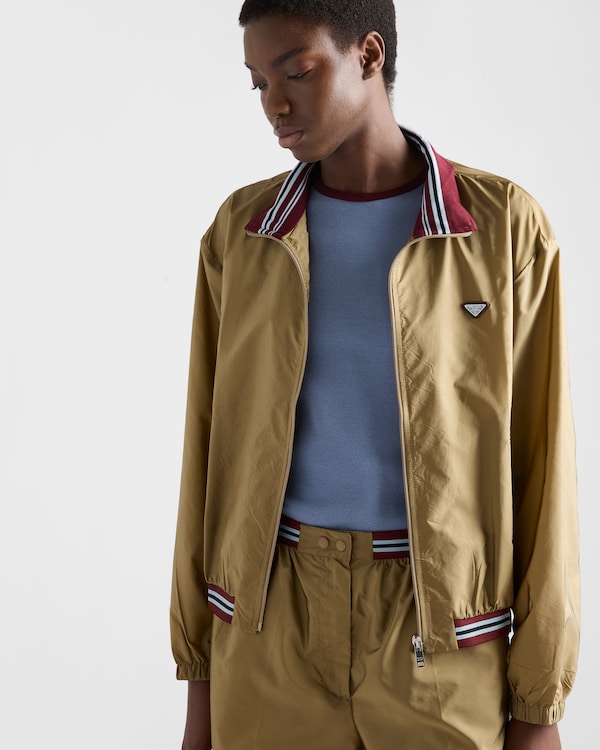 Lightweight Re-Nylon blouson jacket - Sesame Lightweight Re-Nylon blouson jacket - Sesame