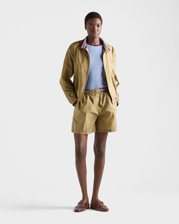 Lightweight Re-Nylon blouson jacket - Sesame Lightweight Re-Nylon blouson jacket - Sesame