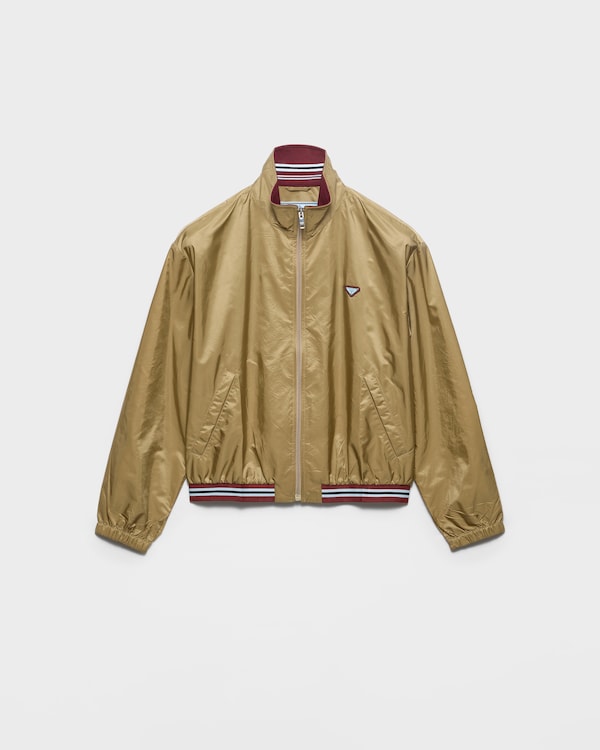 Lightweight Re-Nylon blouson jacket - Sesame Lightweight Re-Nylon blouson jacket - Sesame