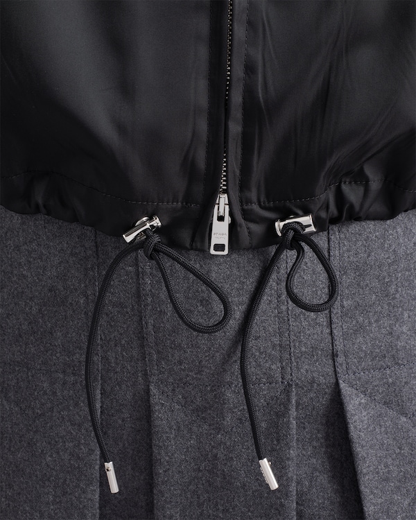Re-Nylon blouson jacket - Black Re-Nylon blouson jacket - Black
