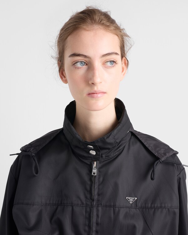 Re-Nylon blouson jacket - Black Re-Nylon blouson jacket - Black