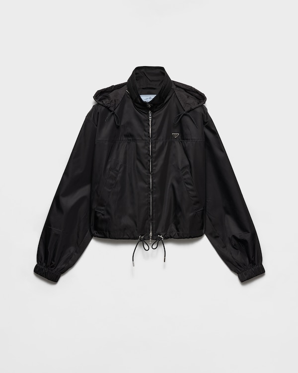 Re-Nylon blouson jacket - Black Re-Nylon blouson jacket - Black