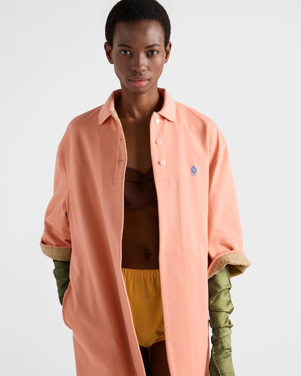 Old piqué coat - Apricot/Khaki Old piqué coat - Apricot/Khaki