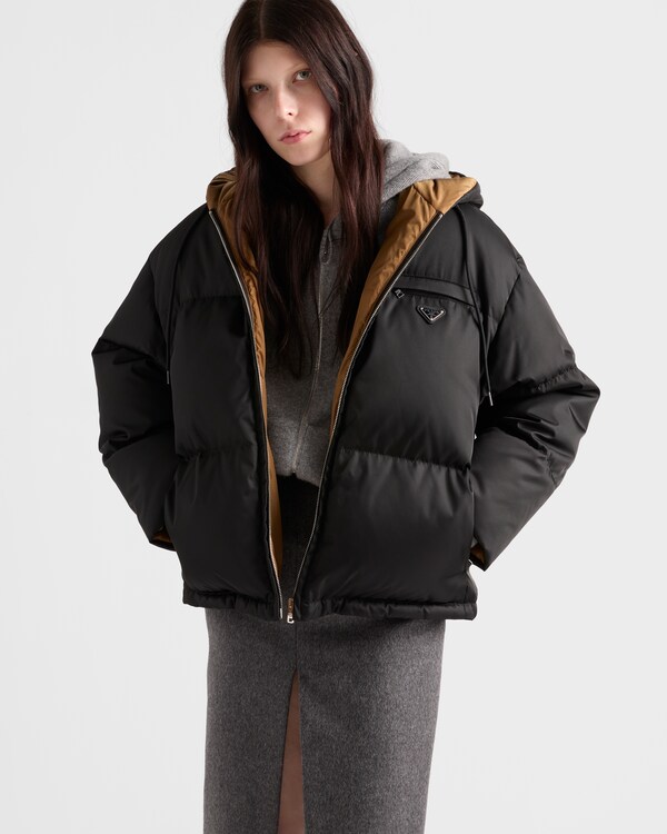 Re-Nylon down jacket - Black Re-Nylon down jacket - Black