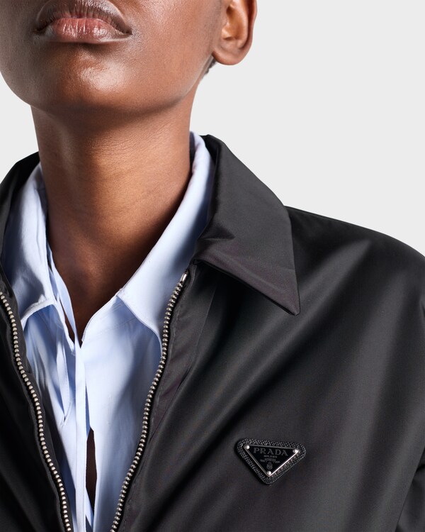 Re-Nylon blouson jacket - Black Re-Nylon blouson jacket - Black