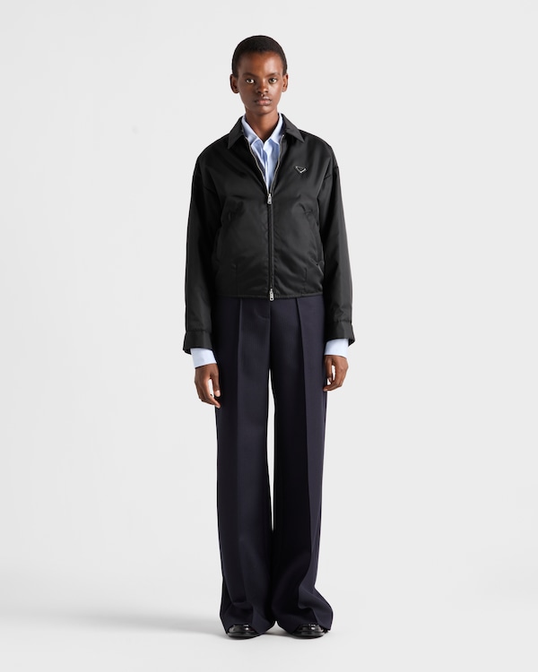 Re-Nylon blouson jacket - Black Re-Nylon blouson jacket - Black