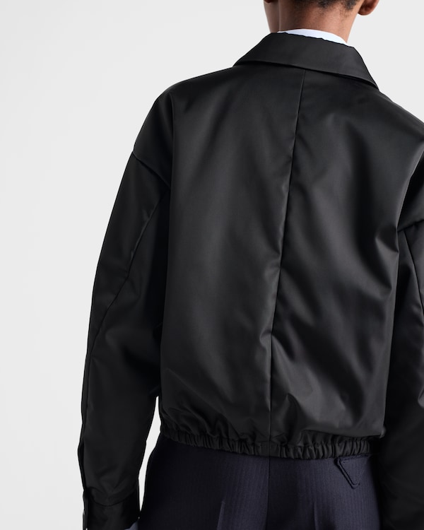 Re-Nylon blouson jacket - Black Re-Nylon blouson jacket - Black