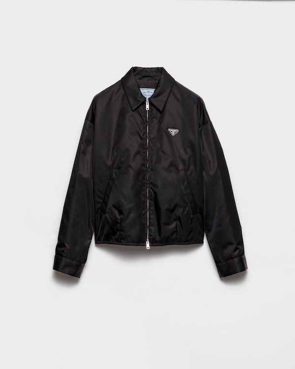 Re-Nylon blouson jacket - Black Re-Nylon blouson jacket - Black