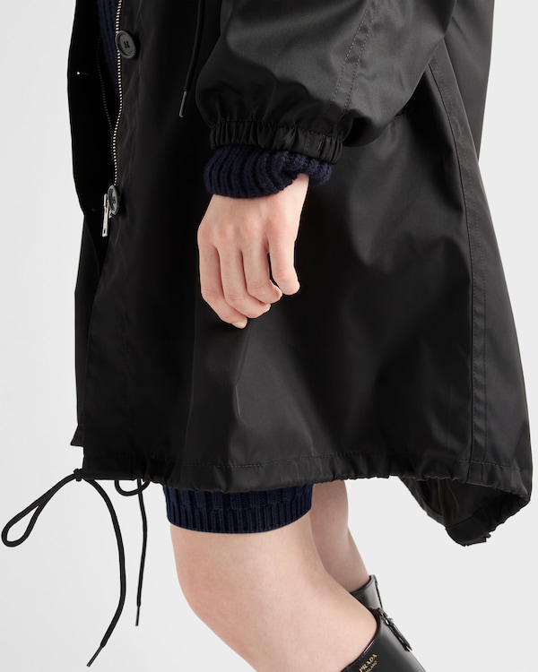 Re-Nylon raincoat - Black Re-Nylon raincoat - Black