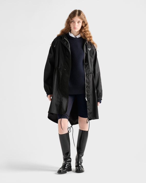 Re-Nylon raincoat - Black Re-Nylon raincoat - Black