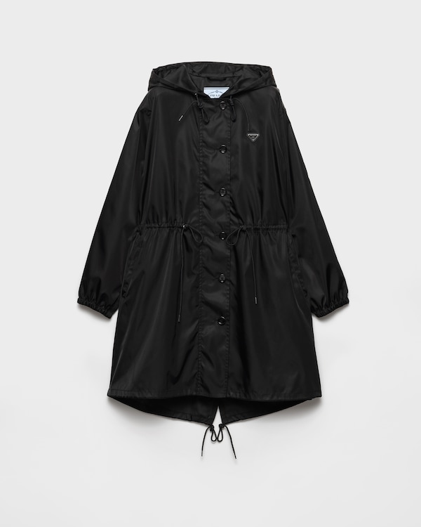 Re-Nylon raincoat - Black Re-Nylon raincoat - Black
