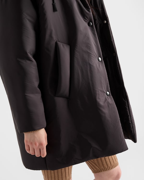 Lightweight Re-Nylon raincoat - Black Lightweight Re-Nylon raincoat - Black