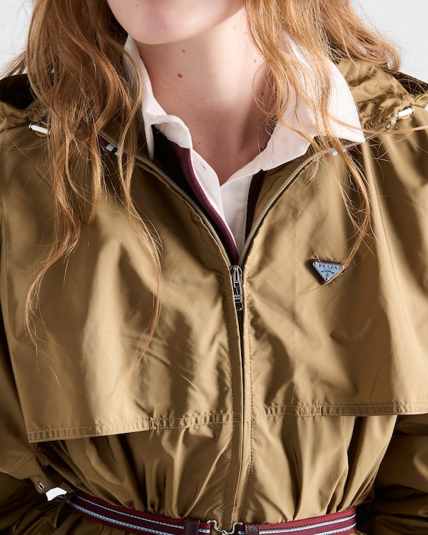 Lightweight Re-Nylon raincoat - Sesame Lightweight Re-Nylon raincoat - Sesame
