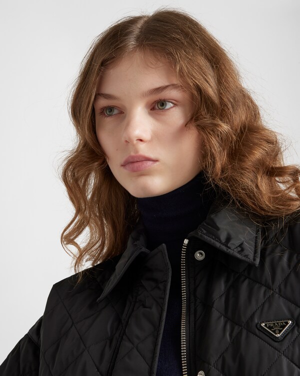 Lightweight Re-Nylon blouson jacket - Black Lightweight Re-Nylon blouson jacket - Black