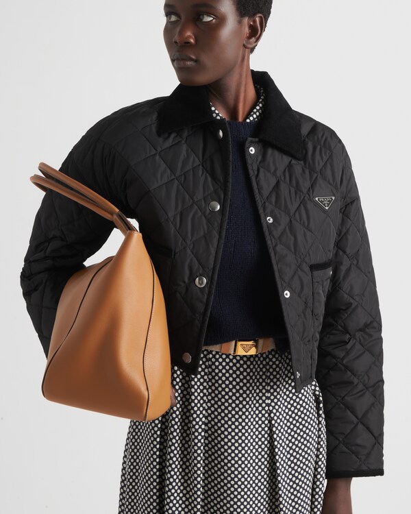 Light Re-Nylon cropped jacket - Black Light Re-Nylon cropped jacket - Black