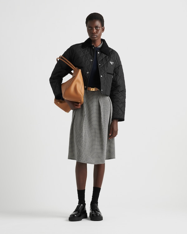 Light Re-Nylon cropped jacket - Black Light Re-Nylon cropped jacket - Black