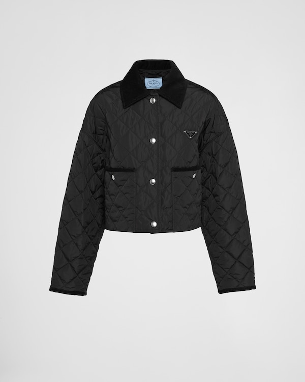 Light Re-Nylon cropped jacket - Black Light Re-Nylon cropped jacket - Black
